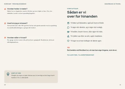 Side 30–31 af Personalehåndbog for mellemstor virksomhed – 64 sider