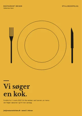 Restaurant søger kok i Aabenraa