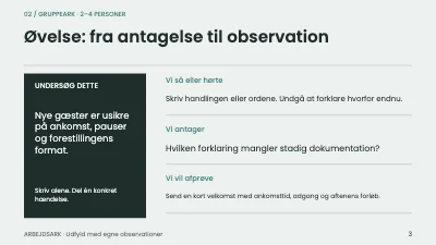 Side 3 af Teater tæt på publikum