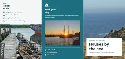 Holiday cottages on the west coast