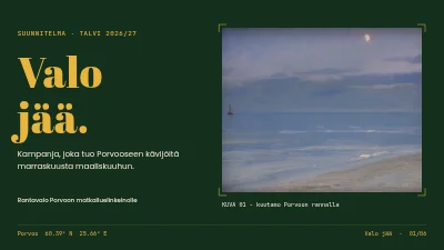 Matkailukampanja — Skagen talvella