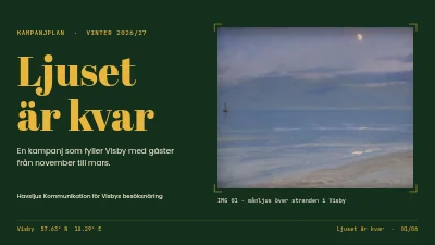 Turismkampanj — Skagen på vintern