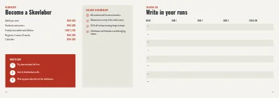 Pages 22–23 of Training programme for a running club – 24 pages