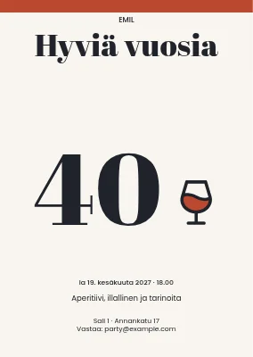 Neljäkymmentä hyvää vuotta