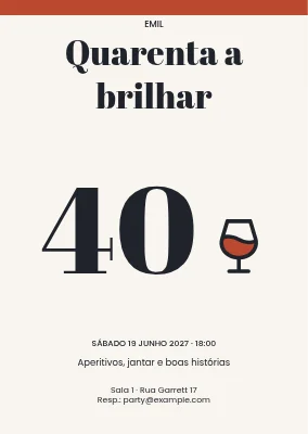Quarenta bons anos