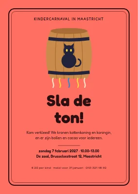 Vastenavondfeest — het vat in een lijst