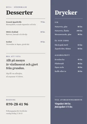 Sida 2 av Vegansk restaurang — delad meny med rotfrukter
