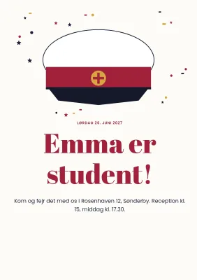 Program for studenterfest – 8 sider