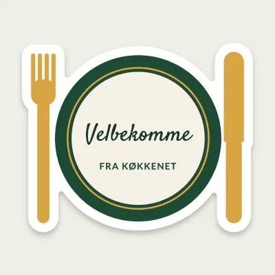 Velbekomme-tallerkenen