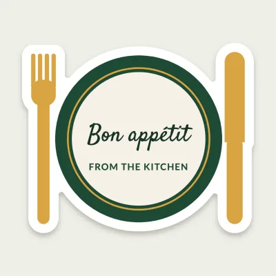 The enjoy-your-meal plate