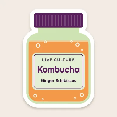 Kombucha in the jar