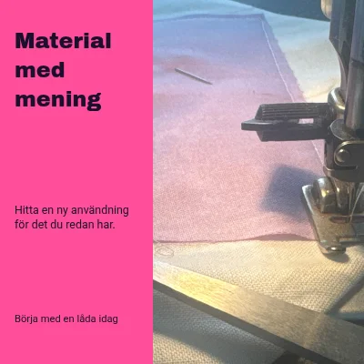 Material med mening · typografi och textur