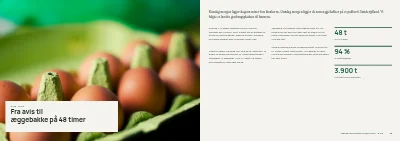 Side 22–23 af Bæredygtighedsrapport for produktionsvirksomhed – 48 sider