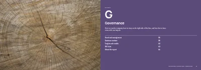 Pages 34–35 of Sustainability report for a manufacturer – 48 pages
