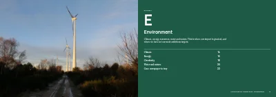 Pages 12–13 of Sustainability report for a manufacturer – 48 pages
