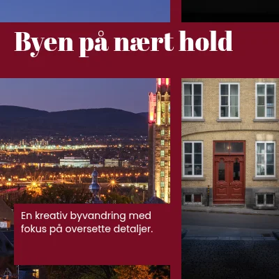 Byen på nært hold · galleribånd
