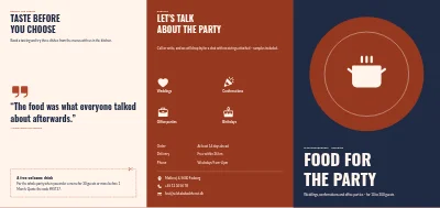 Catering for parties