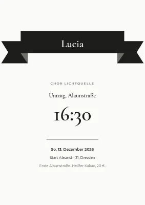 Lucia-Umzug — Licht in Nyborg