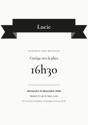 Procession de Sainte-Lucie — la lumière à Nyborg