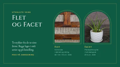 Side 4 av Designportefølje — keramikk og møbler