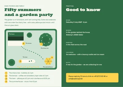 Page 2 of 50th birthday garden party