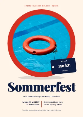 Sommerfest i svømmeklubben