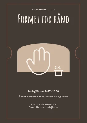 Formet for hånd