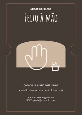 Moldado à mão