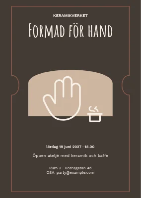 Formad för hand