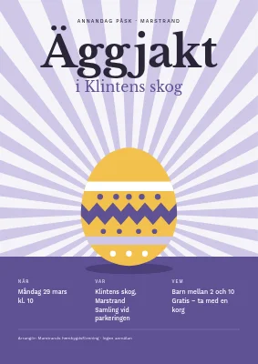 Äggjakt i Klintens skog — Marstrand