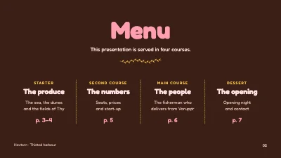 Page 2 of Restaurant concept — Thy on a plate