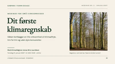 Webinar om klimaregnskab — redaktionelt