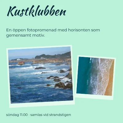 Kustklubben · resefrimärken