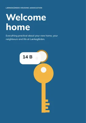 Welcome booklet for new residents of a housing association – 16 pages
