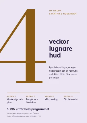 Hudklinik — nytt hudprogram
