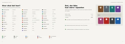 Side 6–7 af Affaldsguide for kommune – 8 sider