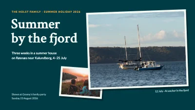 Summer holiday photos — family slideshow