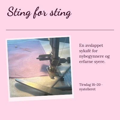 Sting for sting · håndskrevet dagbok