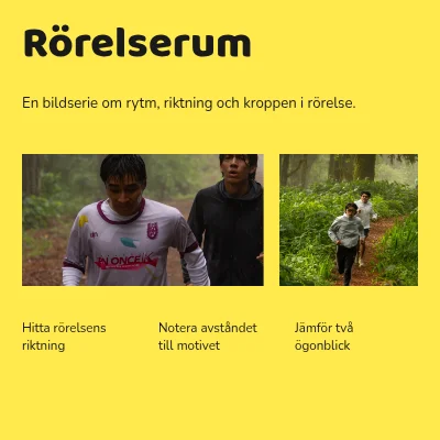 Plats att röra sig · grafisk fälthandbok