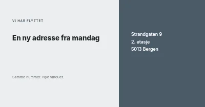 Ny adresse