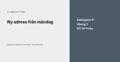 Ny adress