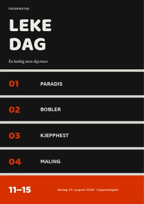 Lekedag — ingen skjermer i Vorup