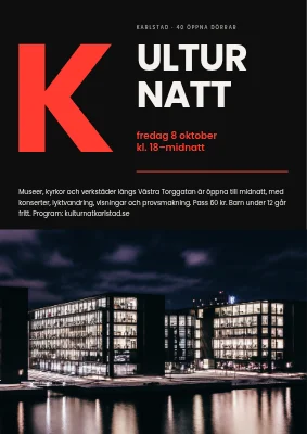 Kulturnatt i Haderslev — röd anfang