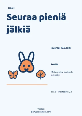 Seuraa pieniä jälkiä
