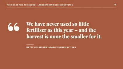 Page 5 of Sustainable farming — the fields and the Sound
