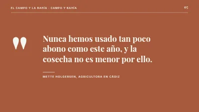 Página 5 de Agricultura sostenible — los campos y el Estrecho