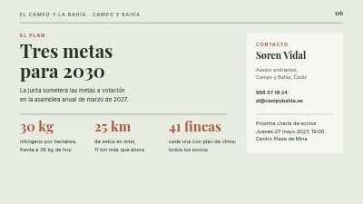 Página 6 de Agricultura sostenible — los campos y el Estrecho