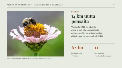 Sivu 4 – Kestävä maatalous — pellot ja salmi