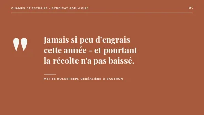 Page 5 de Agriculture durable — les champs et le Sound