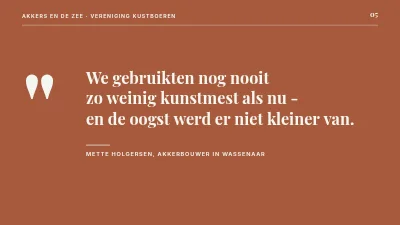 Pagina 5 van Duurzame landbouw — de velden en de Sound
